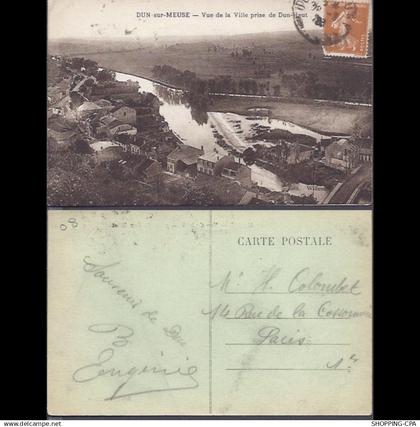 08 - Dun sur Meuse - Vue de la ville prise de Dun-Haut