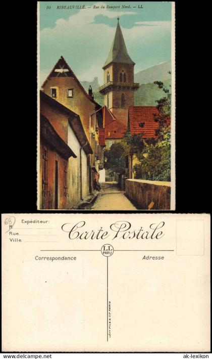 CPA Rappoltsweiler Ribeauvillé Rue du Rempart Nord. - LL 1923