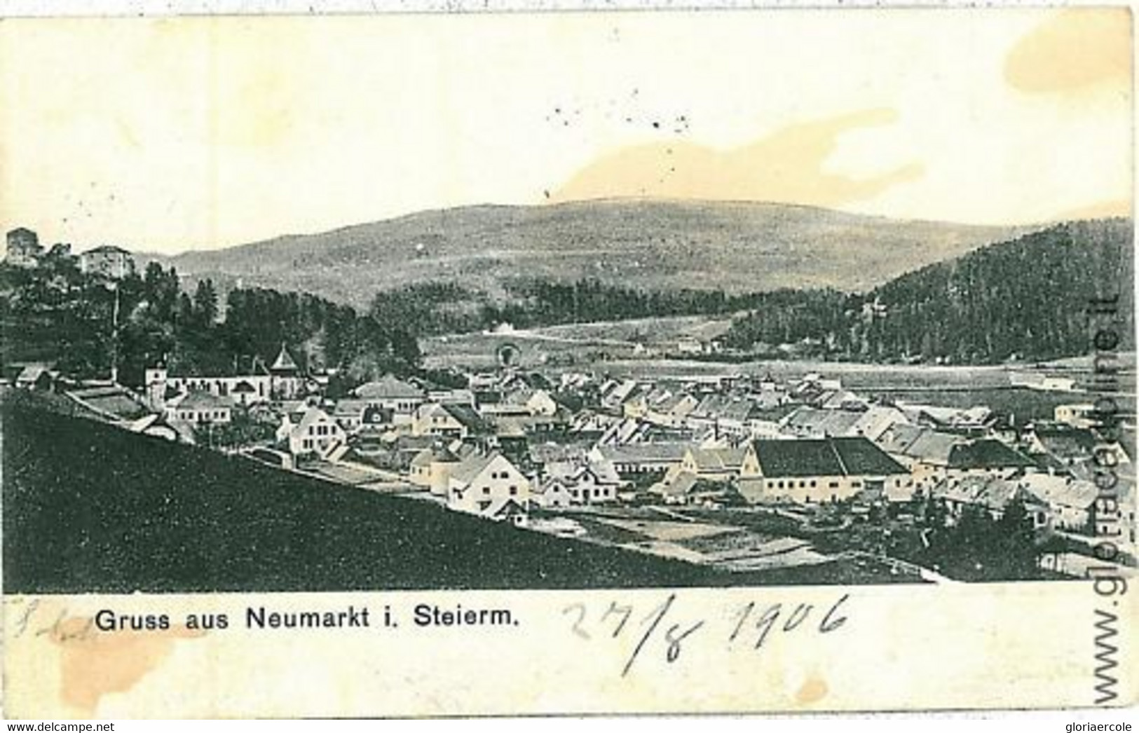 00354 -  AUSTRIA  OSTERREICH - Ansichtskarte  VINTAGE POSTCARD - Neumarkt in der Steiermark 1906