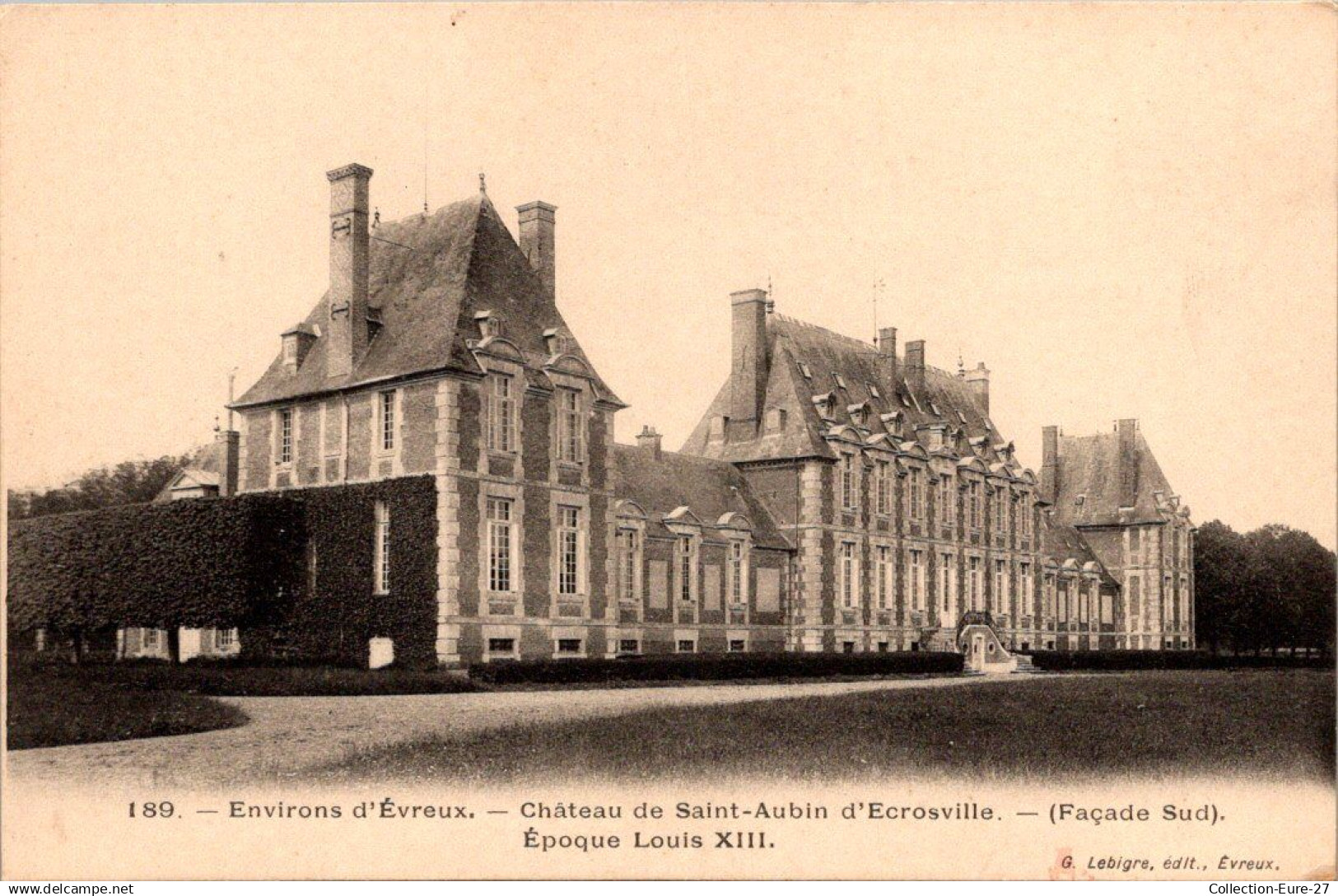 (*01/05/25) 27-CPA SAINT AUBIN D'ECROSVILLE