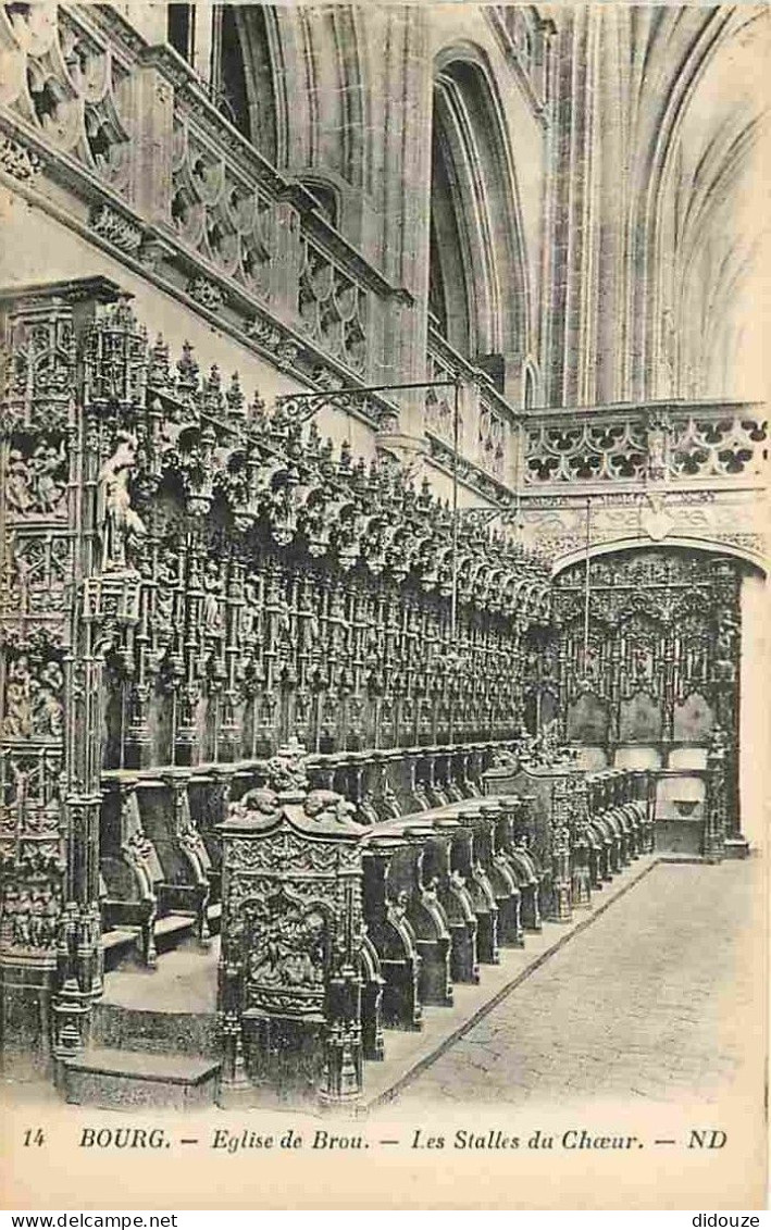 01 - Bourg en Bresse - Eglise de Brou - CPA - Voir Scans Recto-Verso