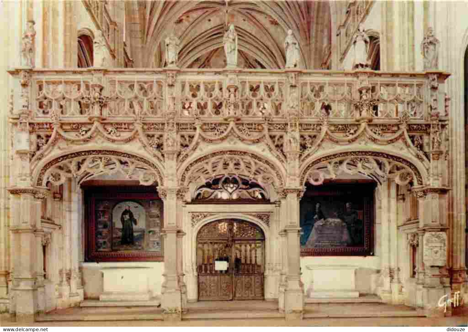 01 - Bourg en Bresse - Eglise de Brou - intérieur de l'Eglise de Brou - Le jubé - CPM - Voir Scans Recto-Verso