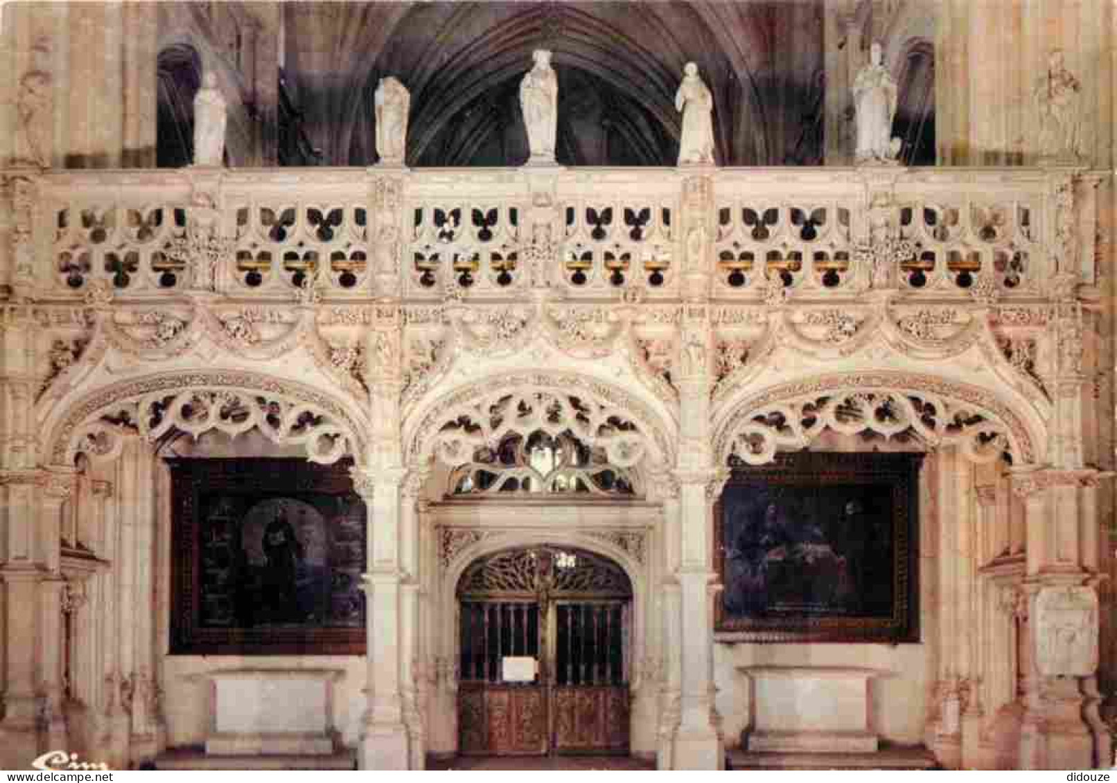 01 - Bourg en Bresse - Eglise de Brou - intérieur de l'Eglise de Brou - Le jubé - CPM - Voir Scans Recto-Verso