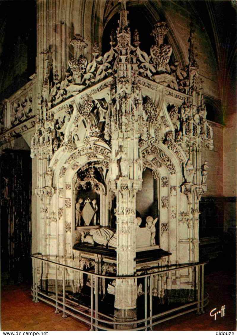 01 - Bourg en Bresse - Eglise de Brou - intérieur de l'Eglise de Brou - Tombeau de Marguerite d'Autriche - CPM - Voir Sc