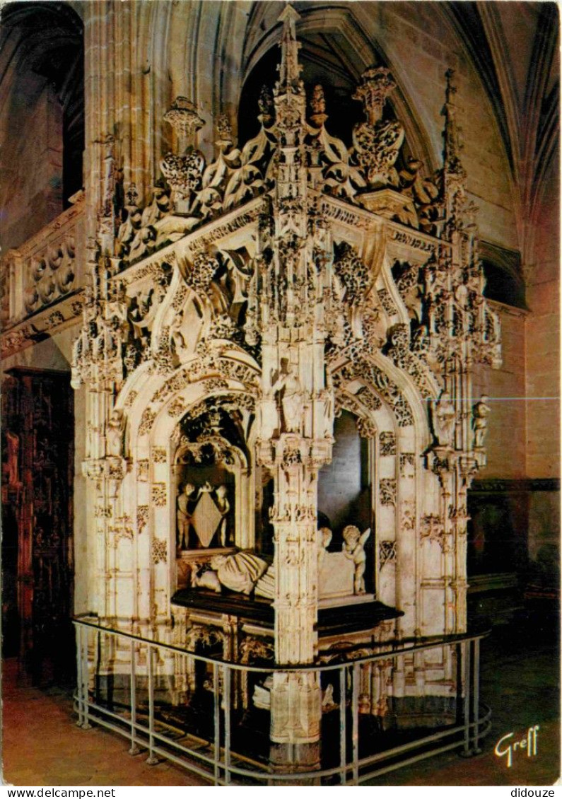 01 - Bourg en Bresse - Eglise de Brou - intérieur de l'Eglise de Brou - Tombeau de Marguerite d'Autriche - CPM - Voir Sc