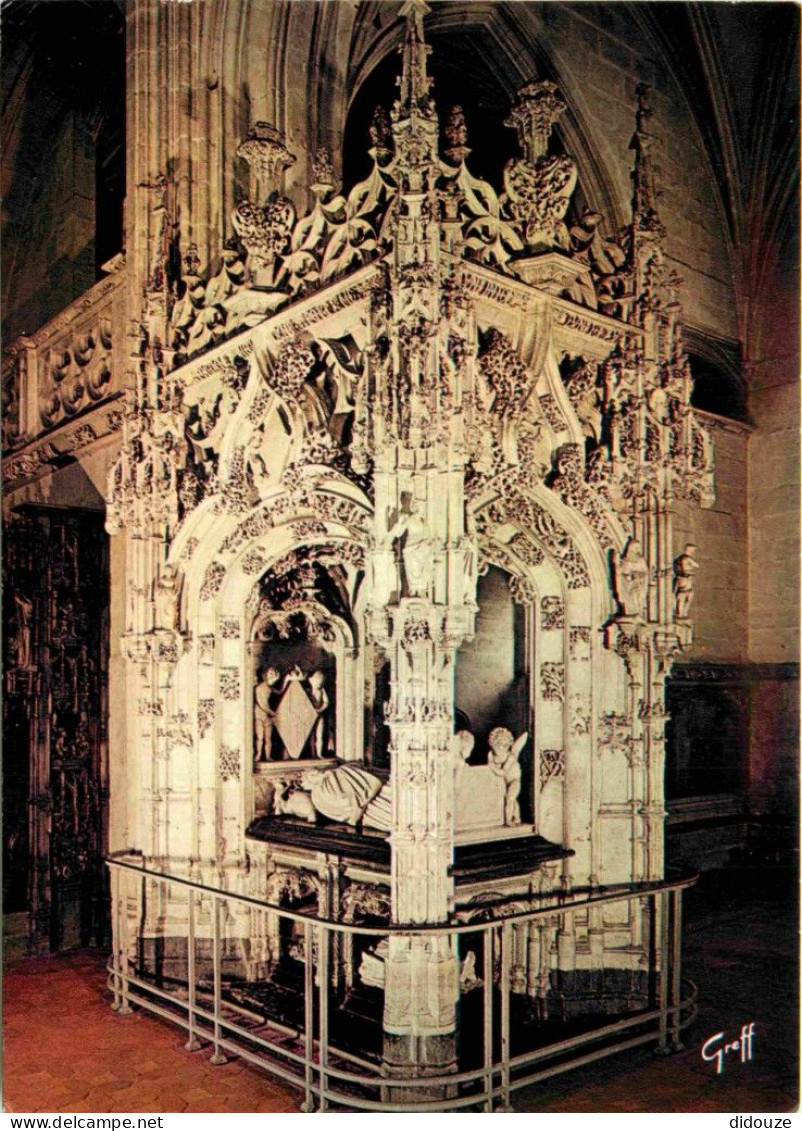 01 - Bourg en Bresse - Eglise de Brou - intérieur de l'Eglise de Brou - Tombeau de Marguerite d'Autriche - CPM - Voir Sc