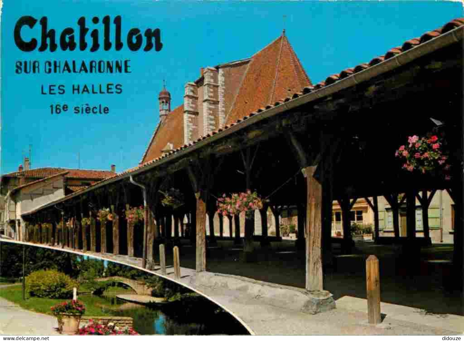01 - Chatillon sur Chalaronne - Les Halles - CPM - Voir Scans Recto-Verso