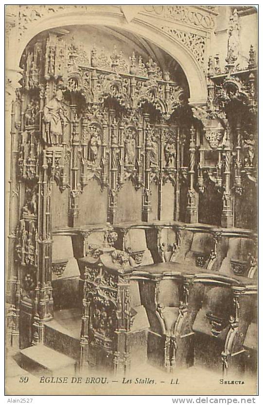 01 - Eglise de BROU - Les Stalles (LL. 39)