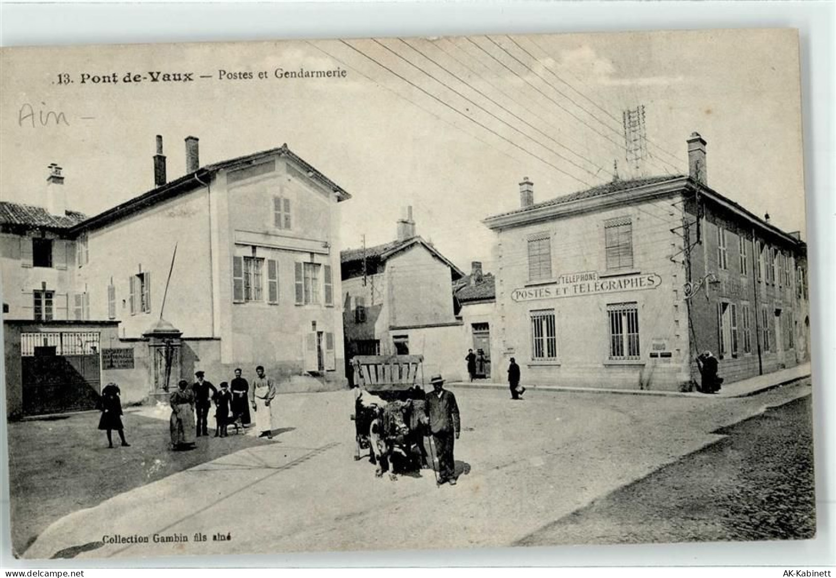 01190 Pont-de-Vaux 1916 - Postamt Justizgebäude - 51891079