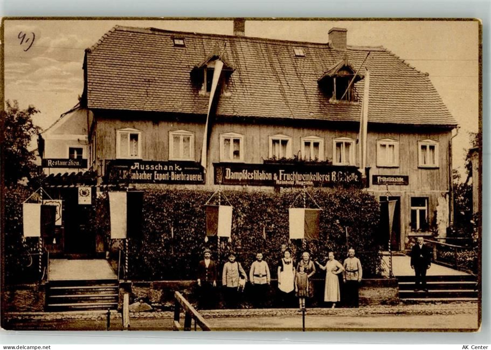 01762 O8231 Hartmannsdorf-Reichenau Foto AK Gasthaus Rolle - 13656860