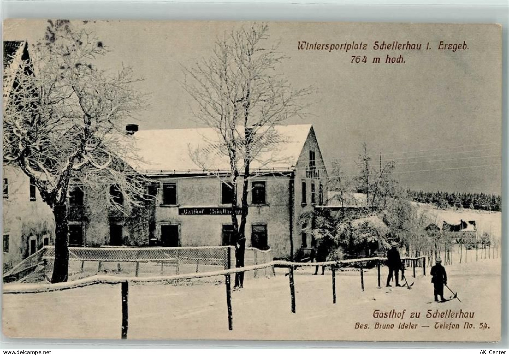 01773 O8242 Schellerhau 1915 - Gasthaus zu Schellerhau Bes Bruno Ideler ... - 13176722