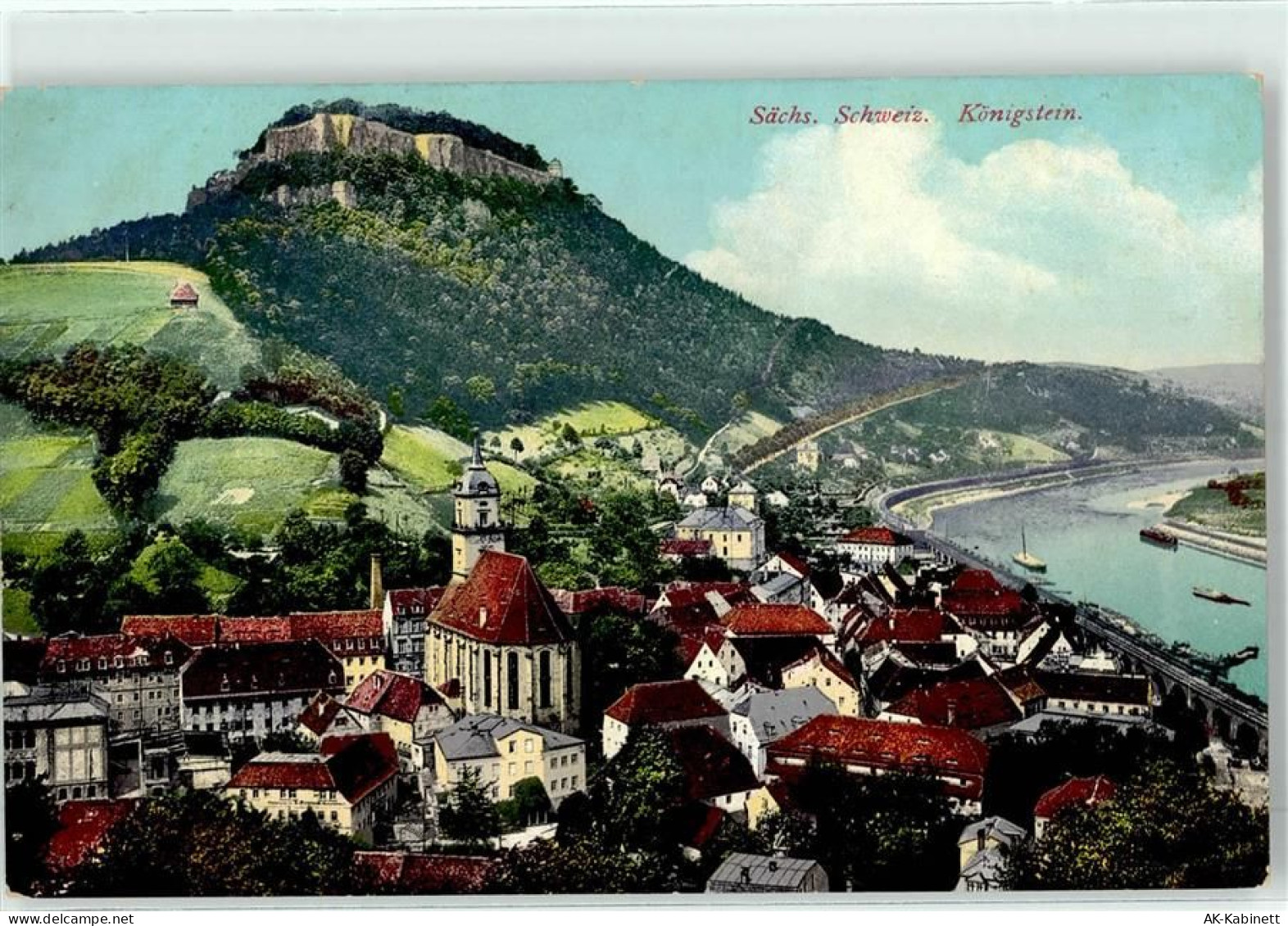 01824 O8305 Königstein , Sächs Schweiz - Elbe - 51884330