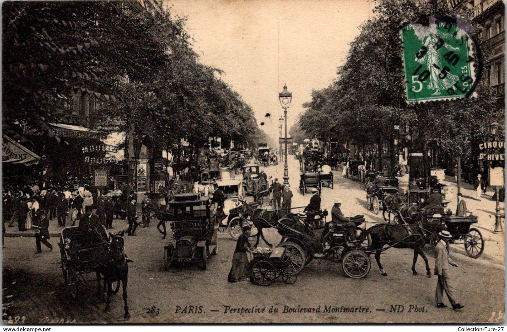 (02/05/26) 75-CPA PARIS - 2-9ème ARRONDISSEMENT - BOULEVARD MONTMARTRE