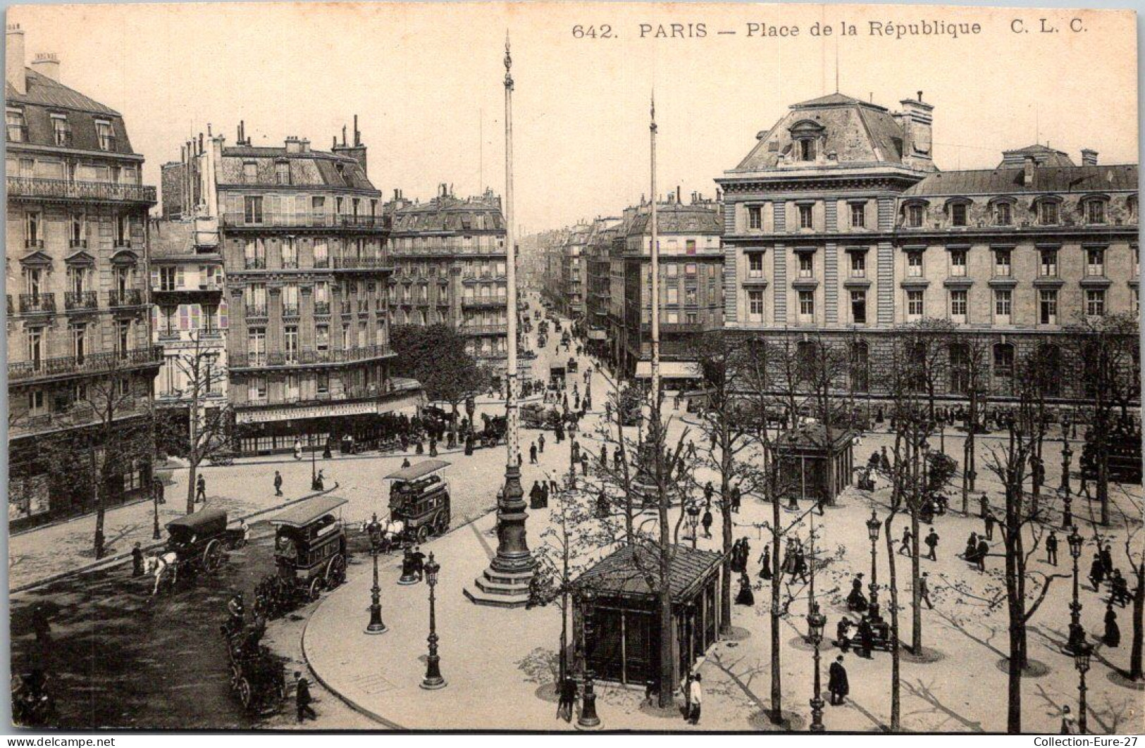 (02/05/26) 75-CPA PARIS - 3-10-11ème ARRONDISSEMENT - PLACE DE LA REPUBLIQUE