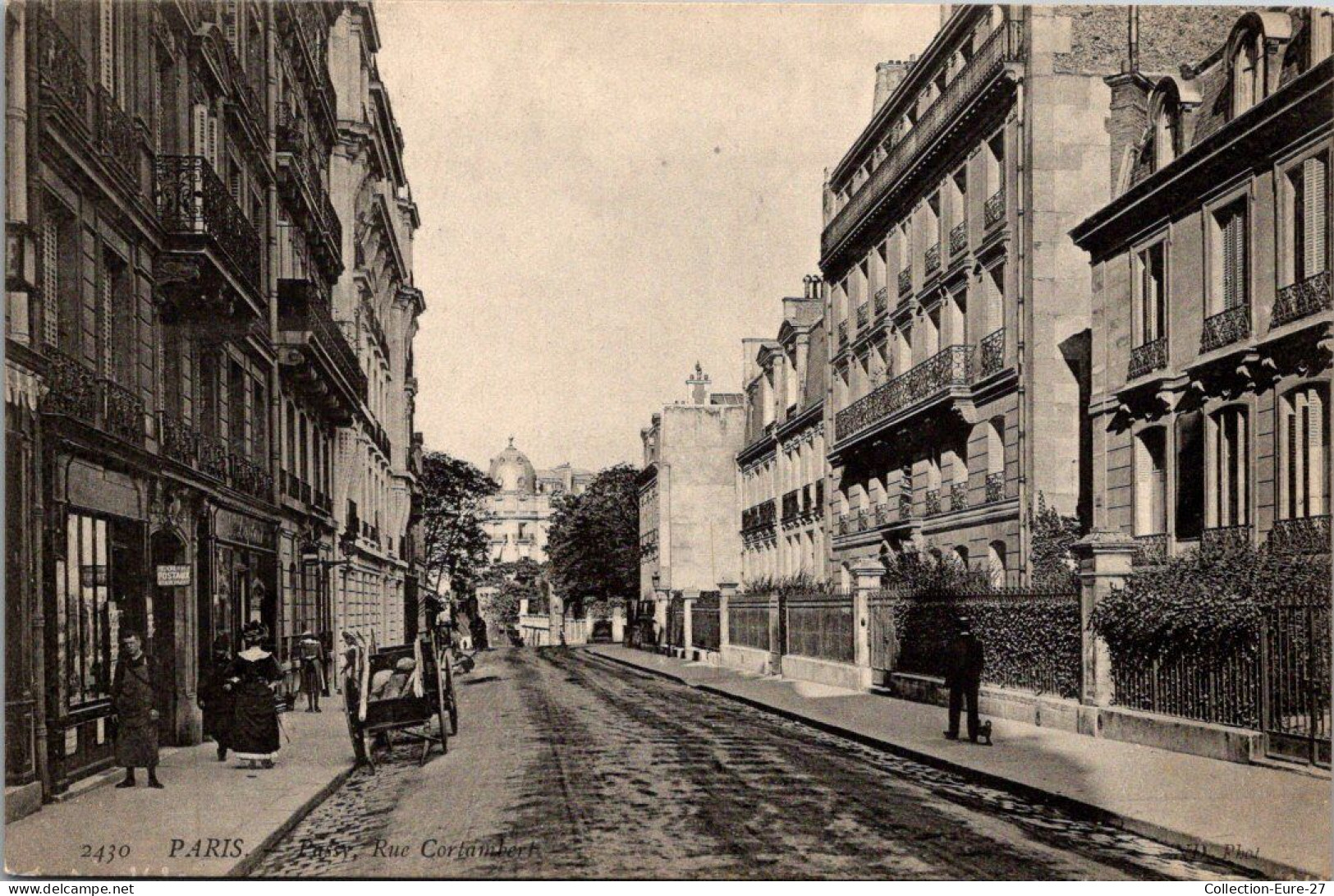 (02/10/25) 75-CPA PARIS - 16ème ARRONDISSEMENT - PASSY - LA RUE CORTEMBERT