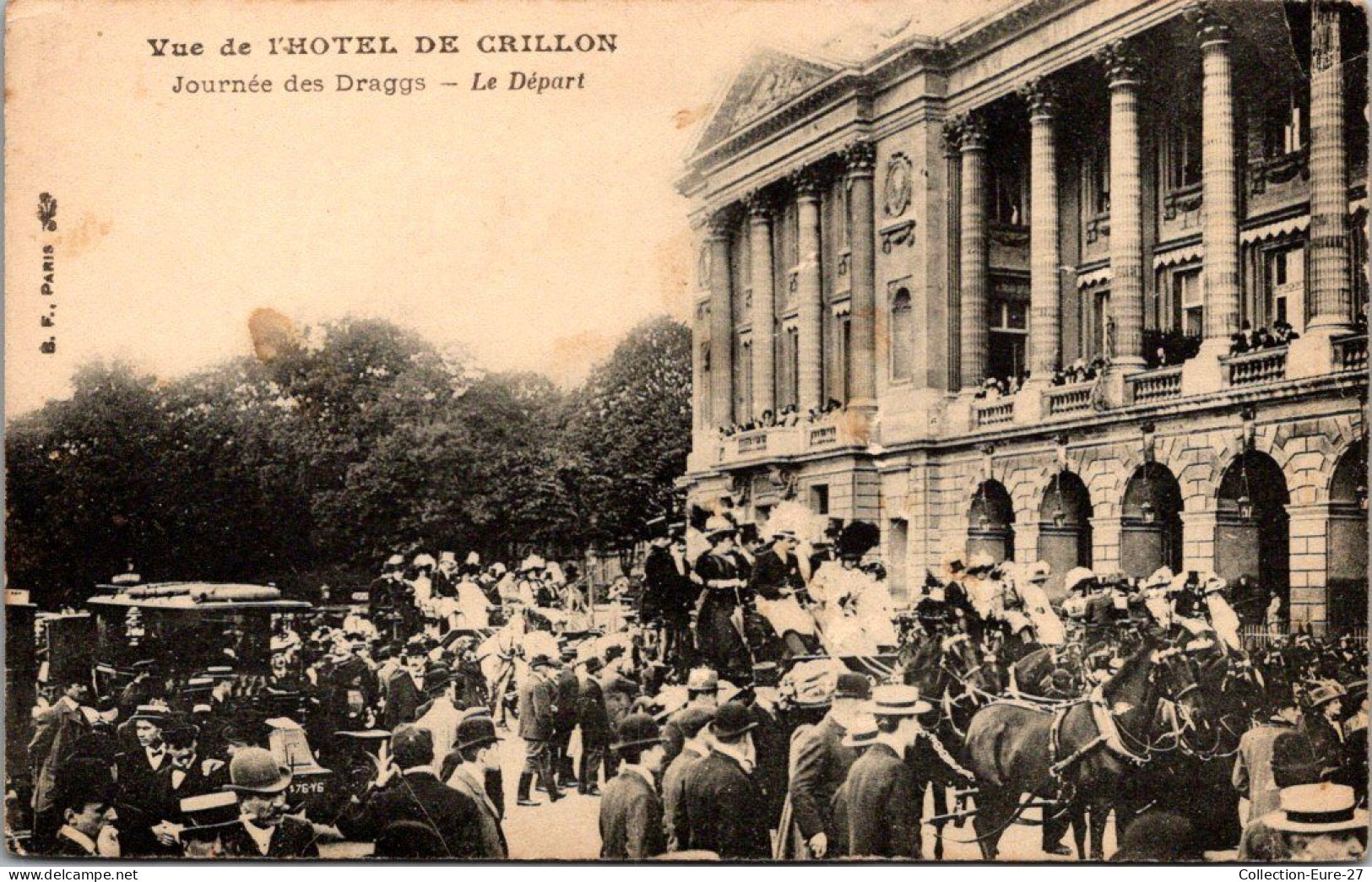 (02/10/25) 75-CPA PARIS - 8ème ARRONDISSEMENT - HOTEL CRILLON - JOURNEE DES DRAGGS