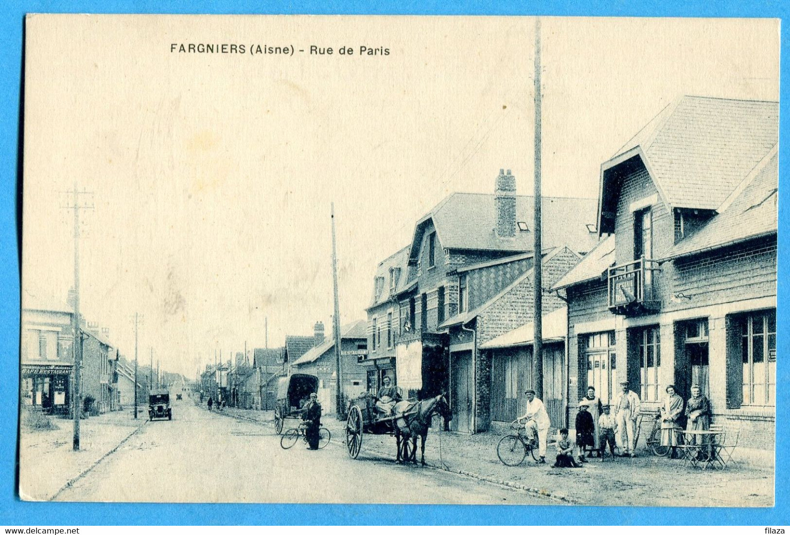 02 -  Aisne - Fargniers - Rue de Paris (N1858)