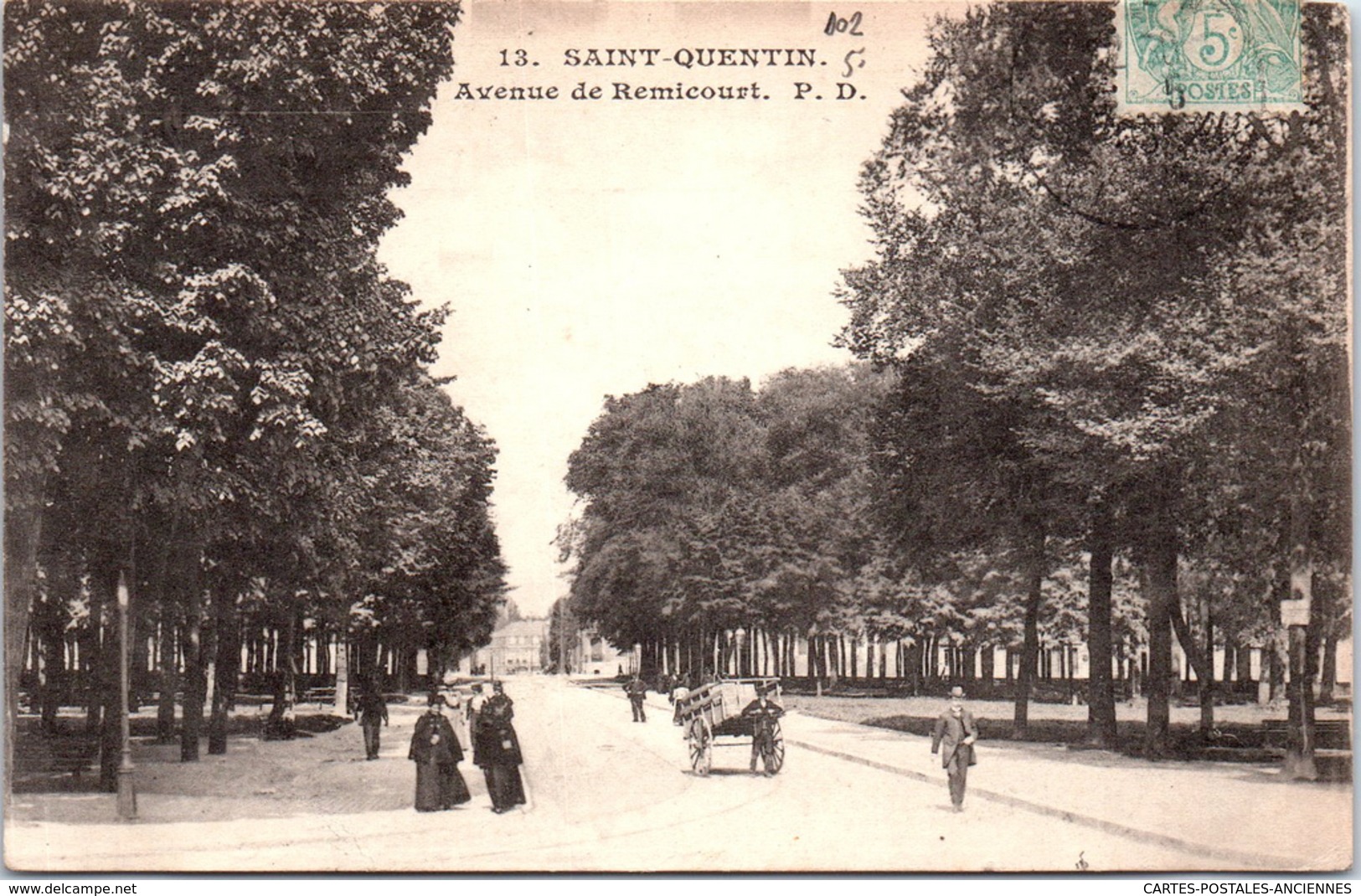 02 SAINT QUENTIN - avenue de Remicourt