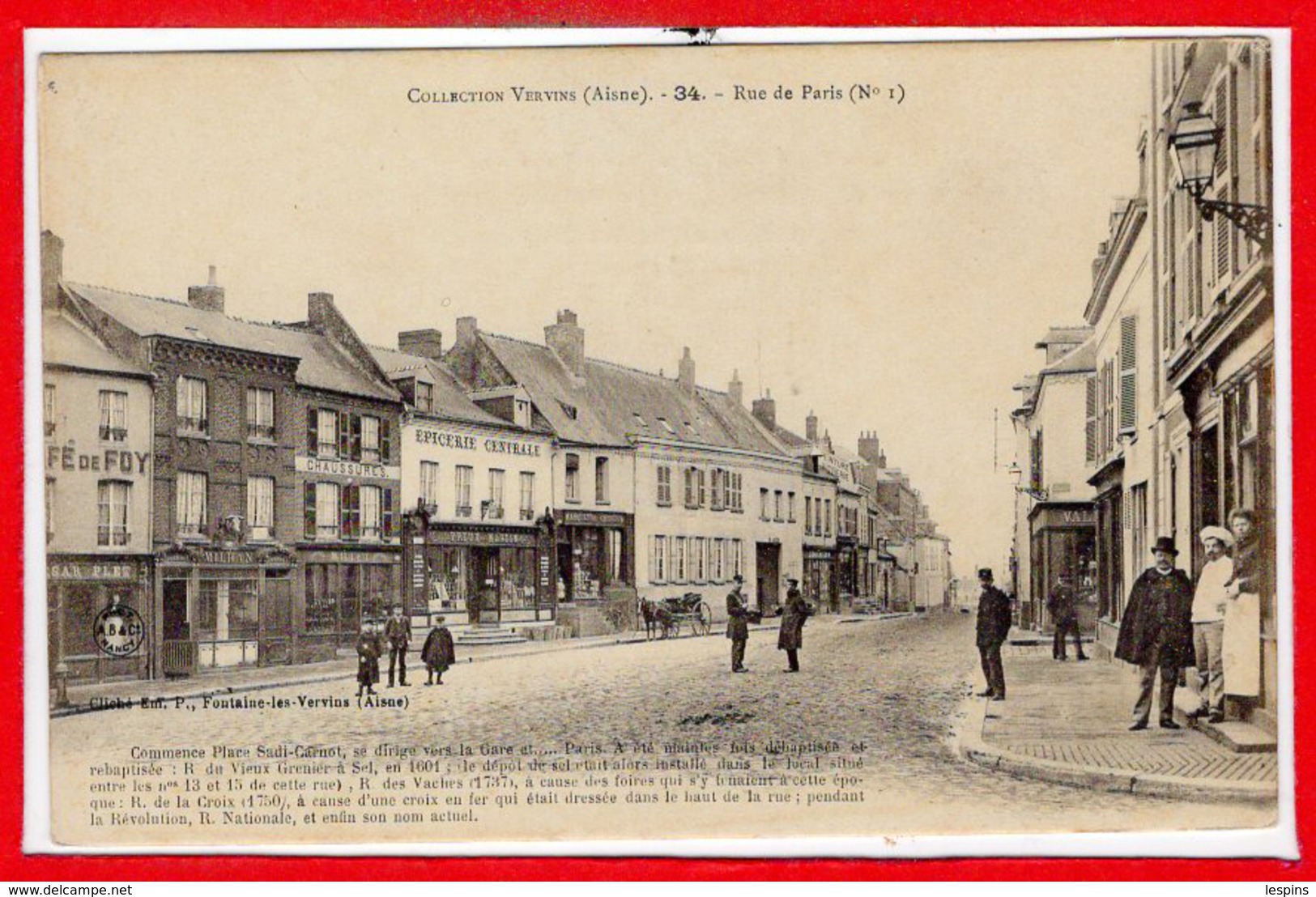 02 - VERVINS -- Rue de Paris