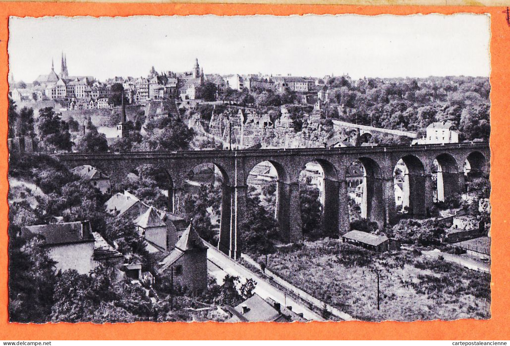 02667 ◉ LUXEMBOURG Luxemburg - Stad ◉ Rocher du Bock viaduc de CLAUSEN Ville Haute 1960s ◉ Photo-Bromure J.C