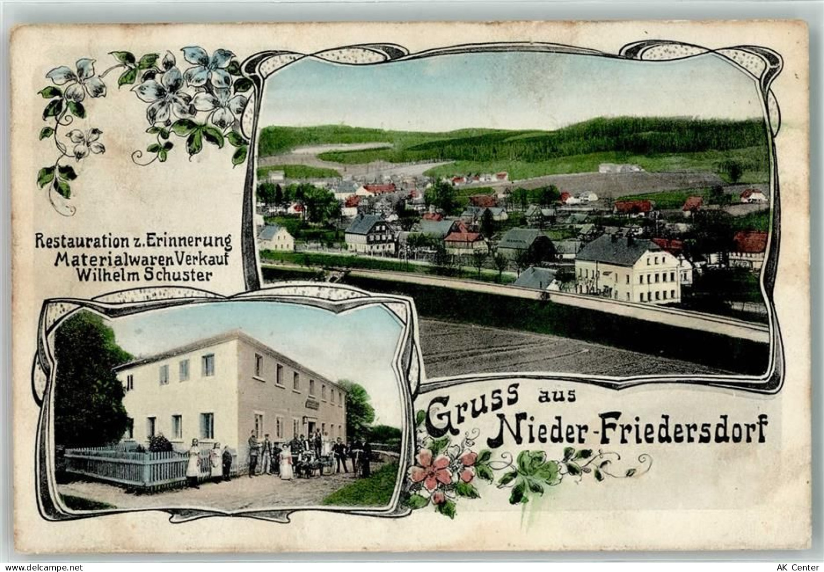 02742 O8701 Friedersdorf b Löbau 1907 - Gasthaus Zur Erinnerung Material... - 13606804