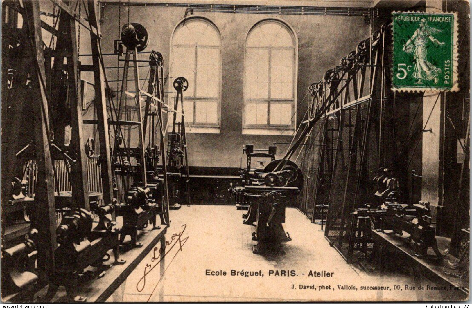 (03/09/25) 75-CPA PARIS - 15ème ARRONDISSEMENT - ECOLE BREGUET