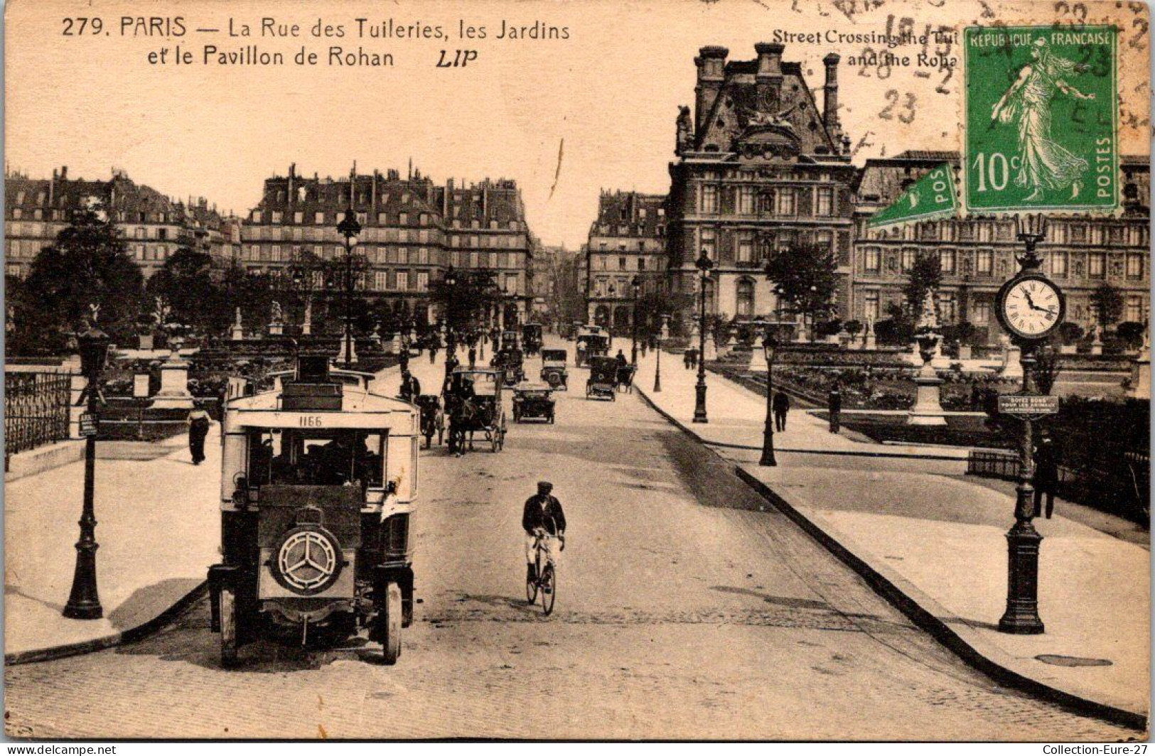 (03/09/25) 75-CPA PARIS - 1er ARRONDISSEMENT - LA RUE DES TUILERIES