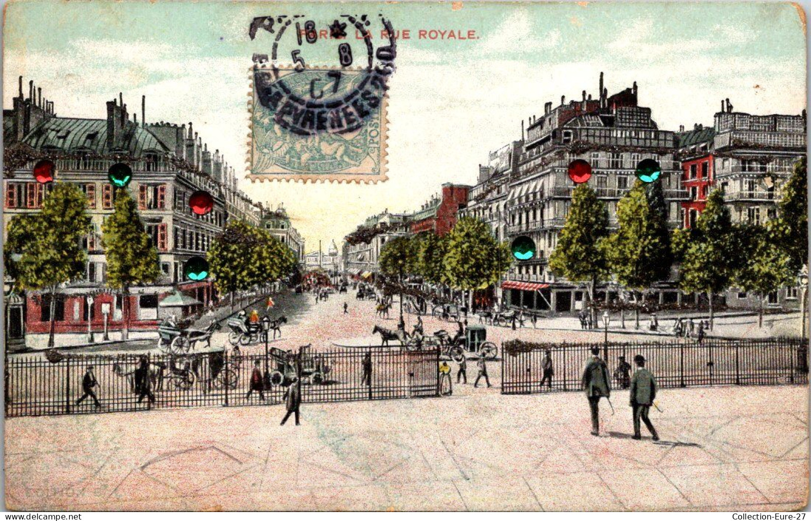(03/09/25) 75-CPA PARIS - 8ème ARRONDISSEMENT - LA RUE ROYALE