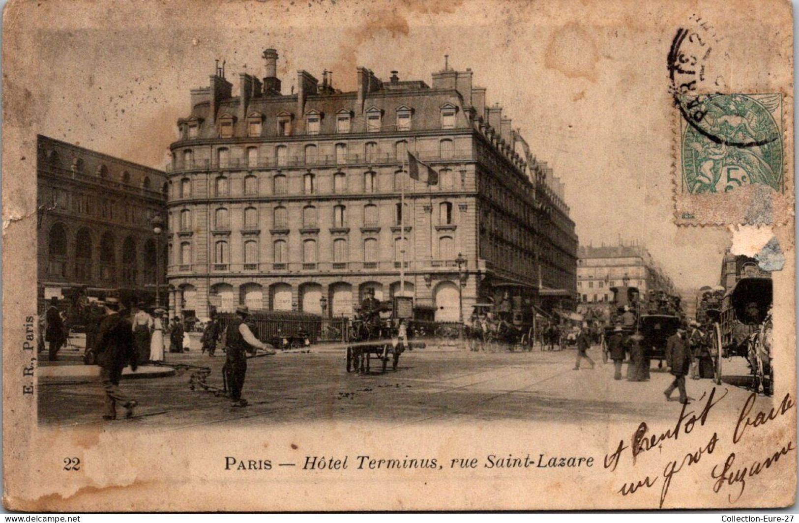 (03/09/25) 75-CPA PARIS - 8ème ARRONDISSEMENT - RUE SAINT-LAZARE