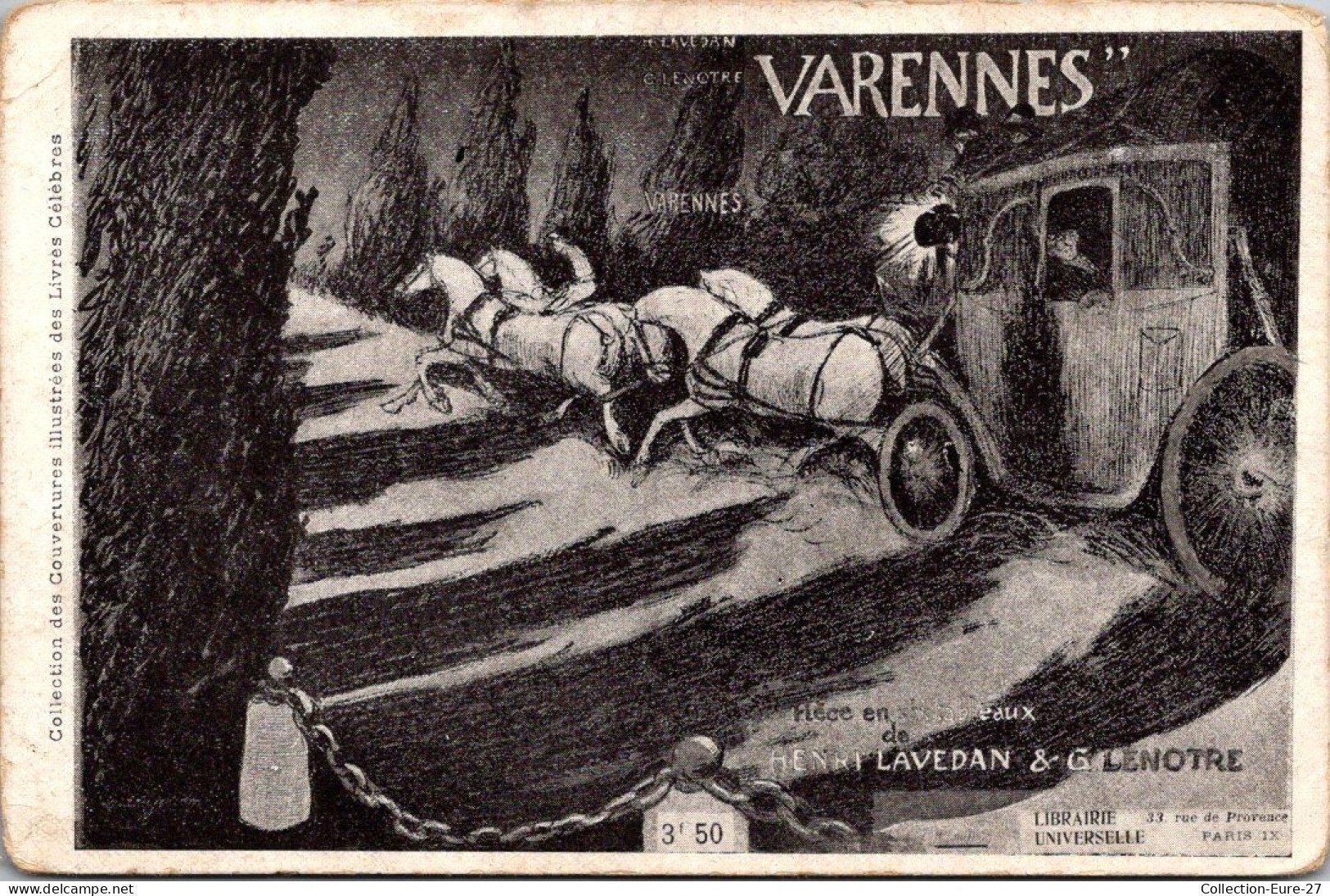 (03/09/25) 75-CPA PARIS - 9ème ARRONDISSEMENT - 33 RUE DE PROVENCE - LIBRAIRIE UNIVERSELLE - LAVEDAN -LENOTRE - VARENNES