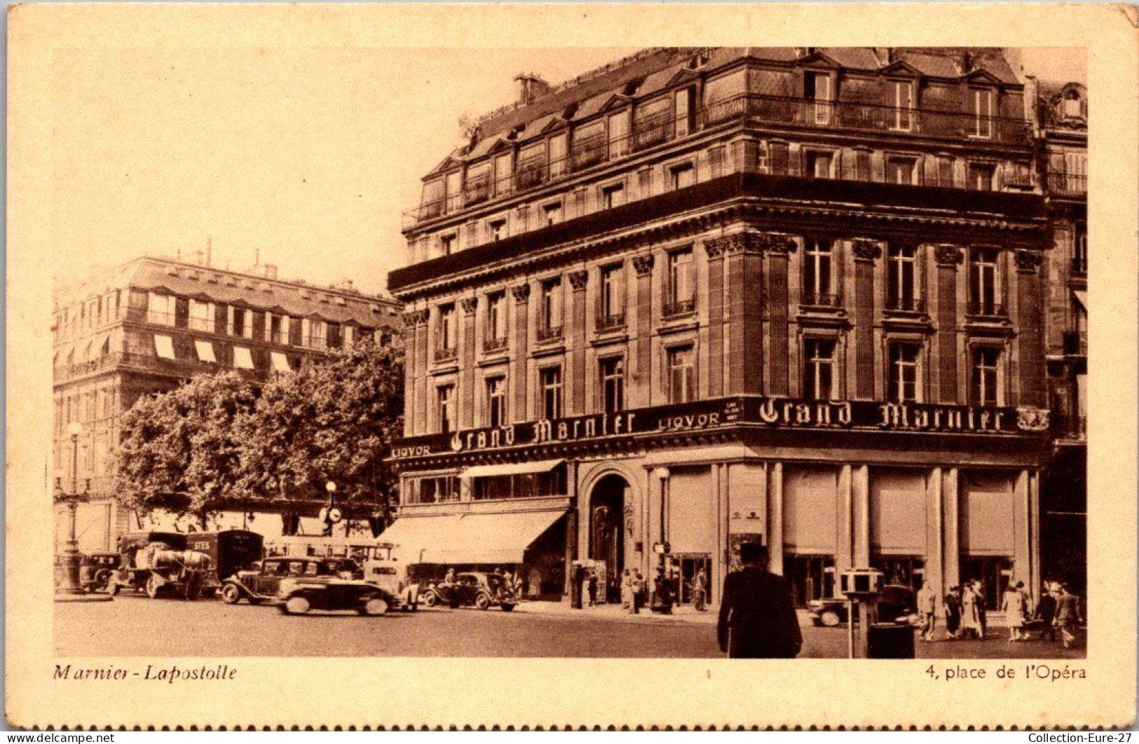 (03/09/25) 75-CPA PARIS - 9ème ARRONDISSEMENT - 4 PLACE DE L'OPERA - GRAND MARNIER