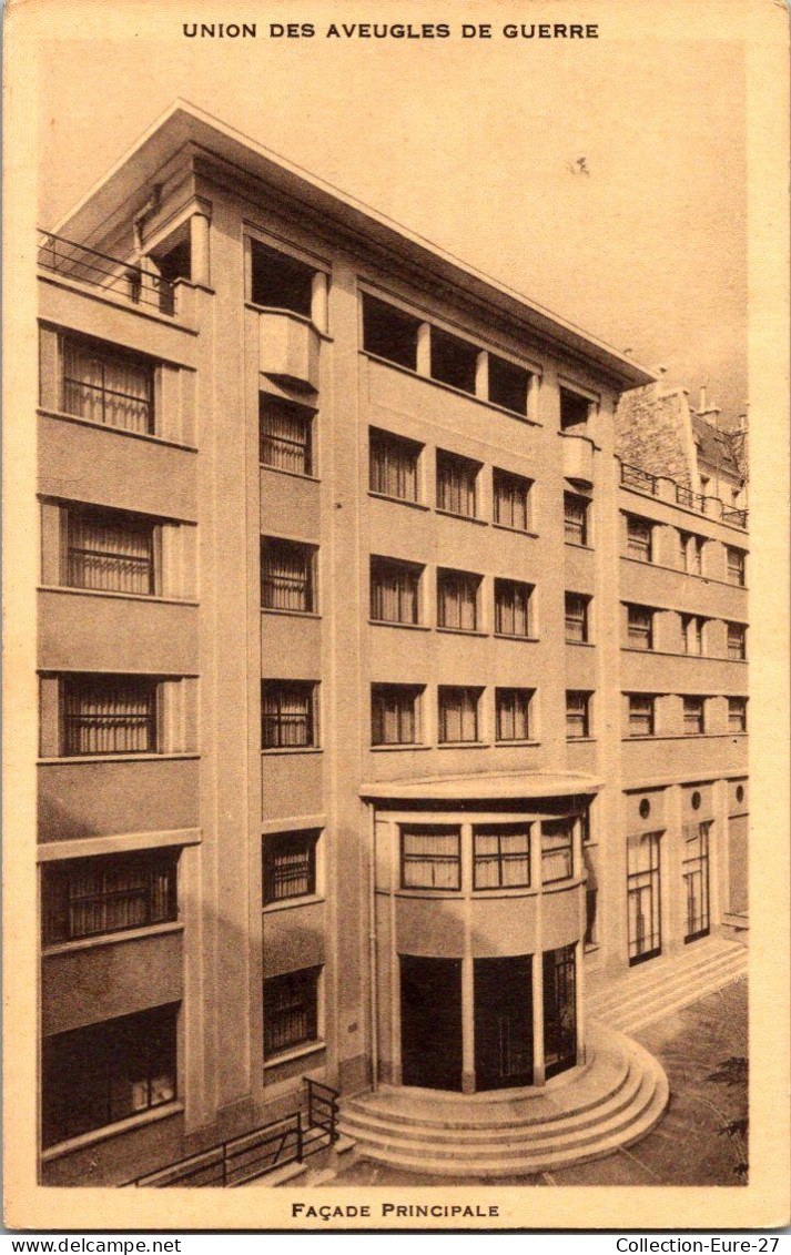 (03/09/25) 75-CPA PARIS - 9ème ARRONDISSEMENT - UNION DES AVEUGLES DE GUERRE - 49 RUE BLANCHE