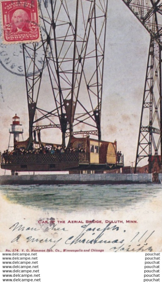 03- CAR OF THE AERIAL BRIDGE , DULUTH