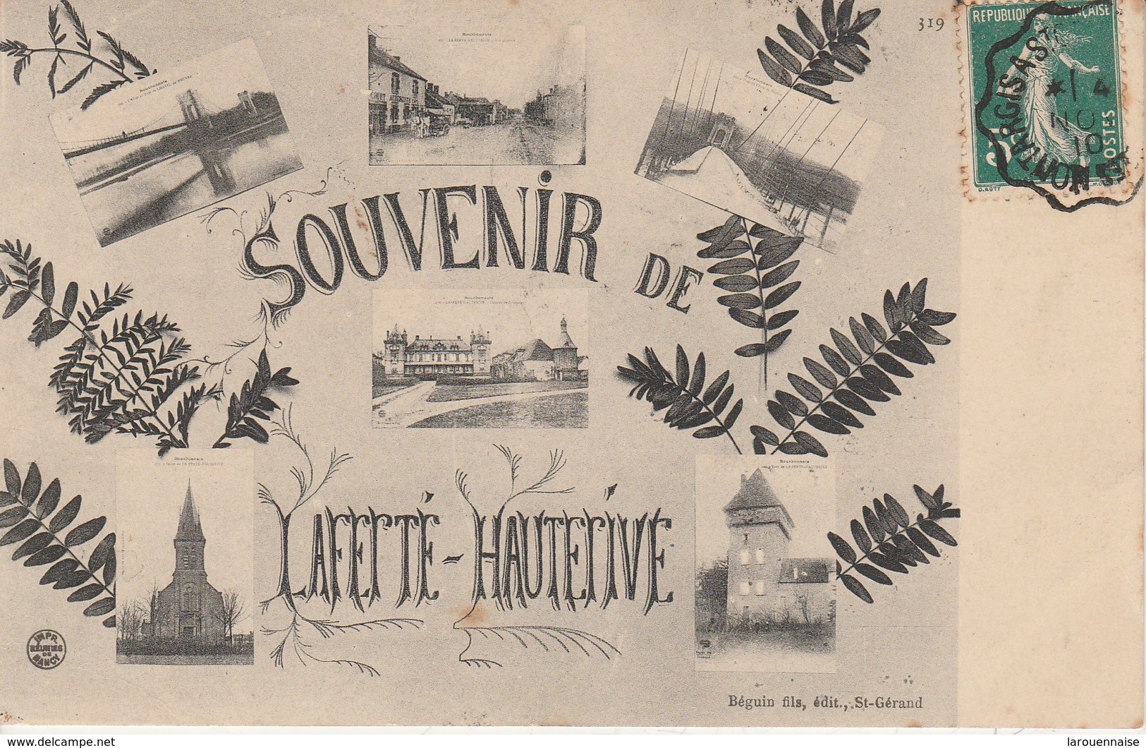 03 - LAFETTE HAUTERIVE - Souvenir de Lafetté - Hauterive