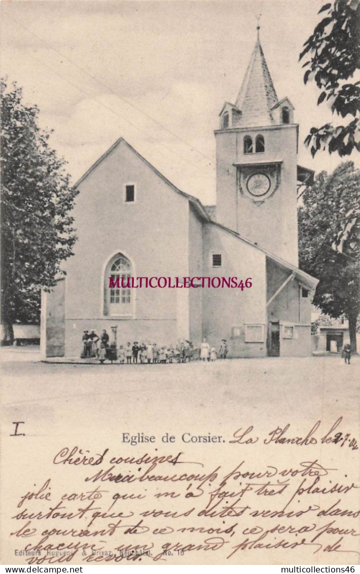 040526E - SUISSE SWITZERLAND SVIZZERA - Eglise de CORSIER