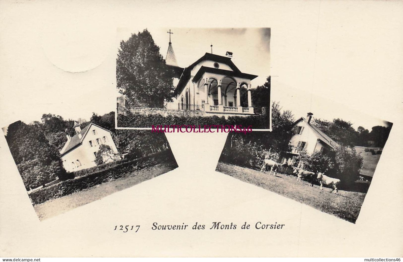 040526E - SUISSE SWITZERLAND SVIZZERA - Souvenir des Monts de Corsier - n°12517 - multivues