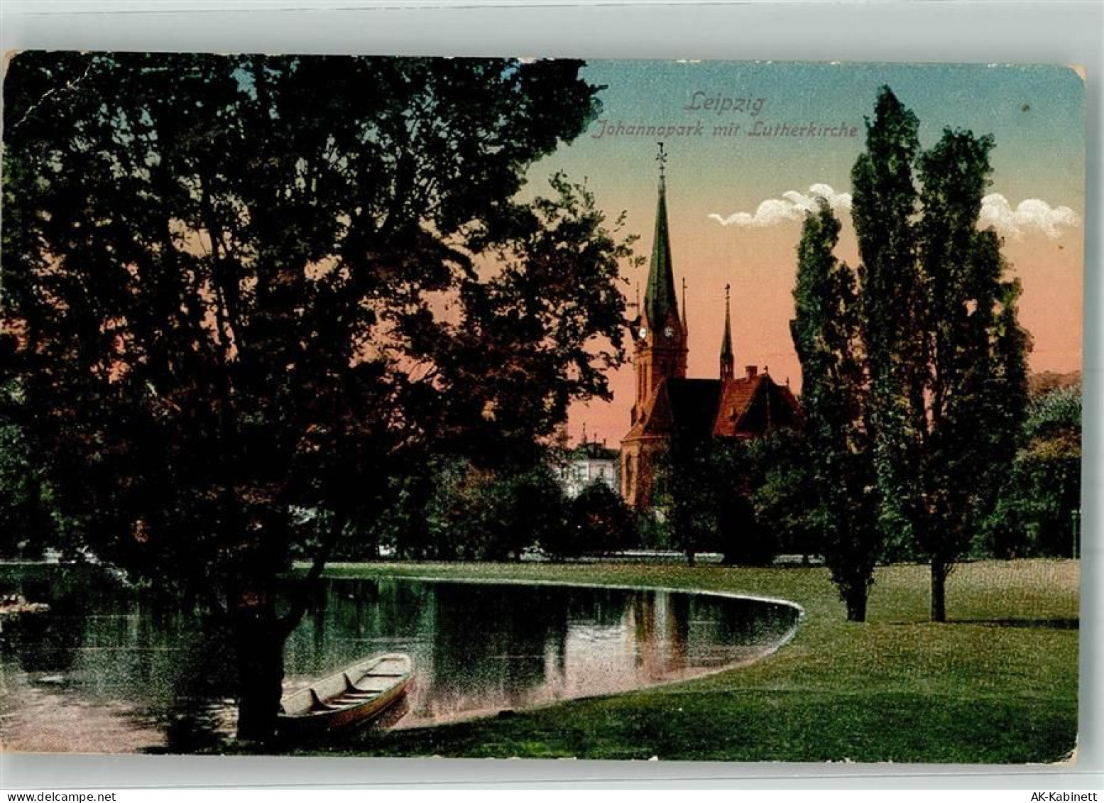04571 O7209 Rötha 1921 - Johannapark mit Lutherkirche Verlag Trinks & Co... - 38047116
