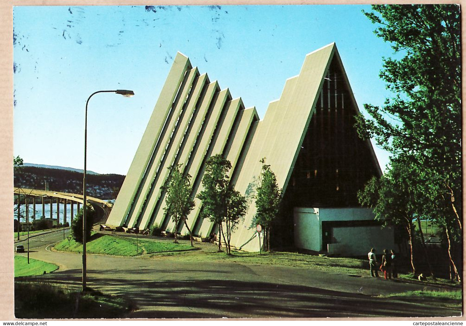 04627 / Norway Norge TROMSDALEN Church TROMSIØ Kirke Ishavskatedralen 1980s Noorwegen Norwegen Norvegia