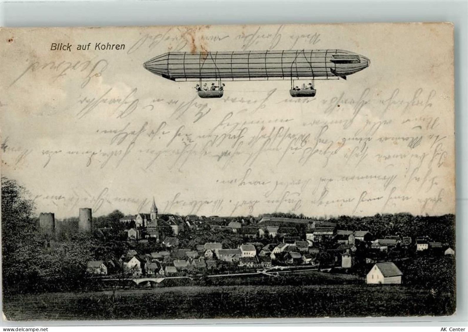 04655 O7234 Kohren-Sahlis 1911 - Luftschiff Zeppelin - 13612593