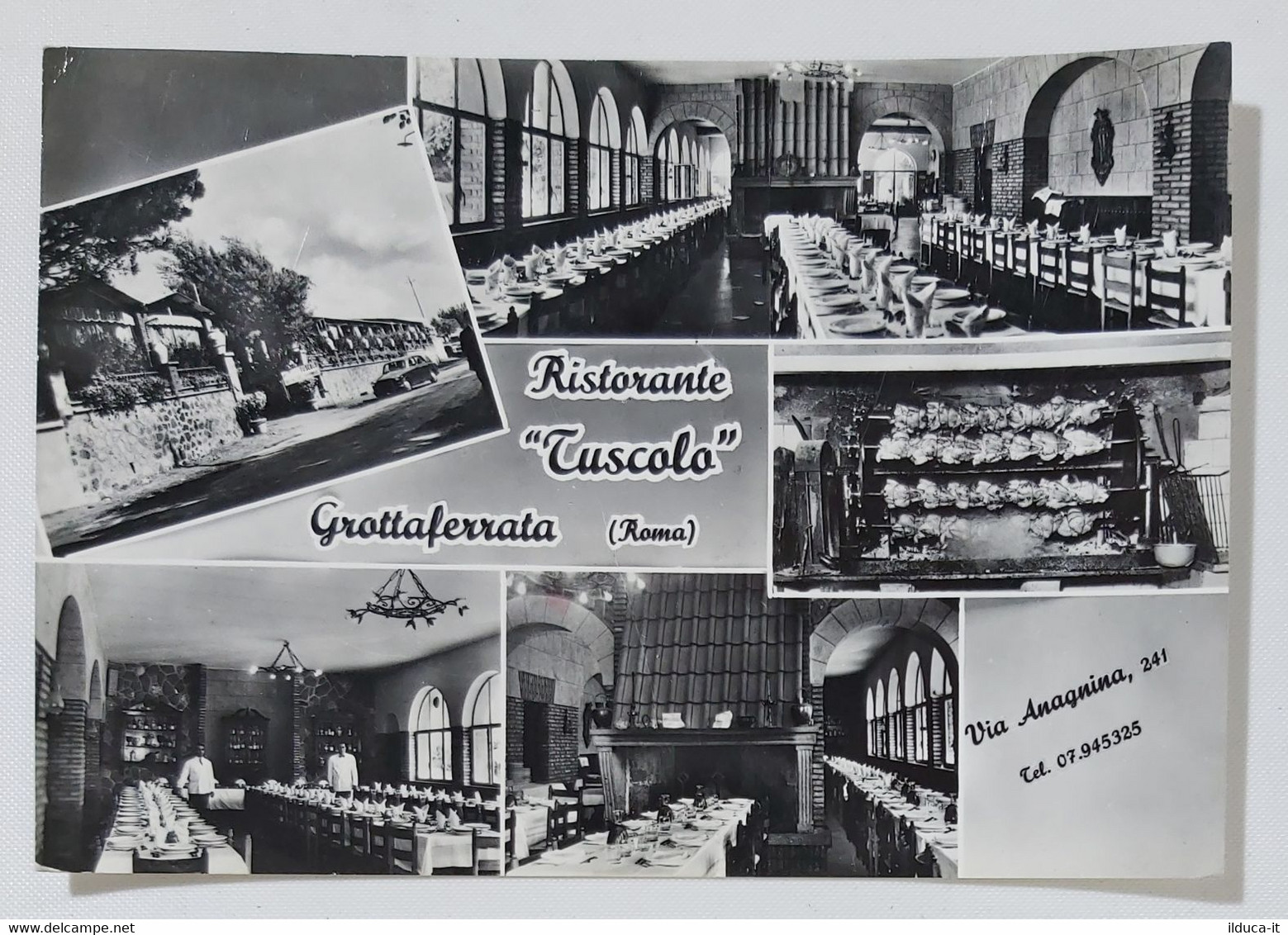 04863 Cartolina - Roma - Grottaferrata - Ristorante Tuscolo 1961