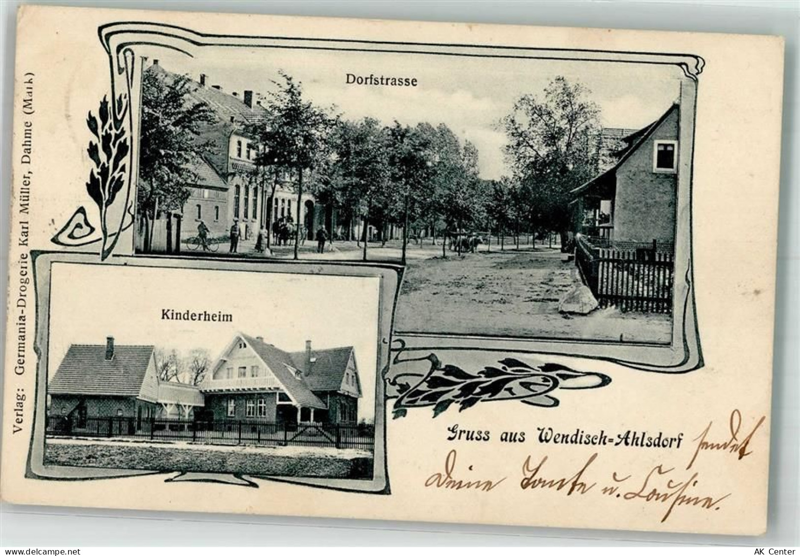 04916 O7901 Ahlsdorf b Schönewalde 1910 - Kinderheim Dorfstraße - 13637072