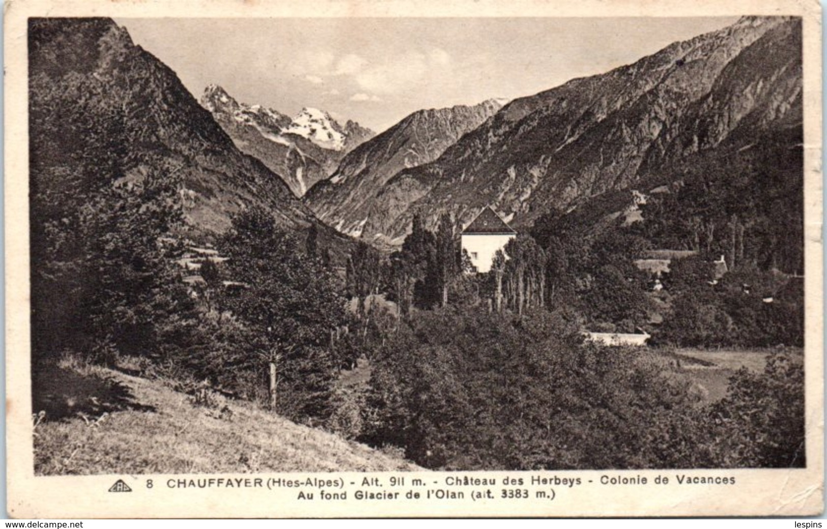 05 - CHAUFFAYER --  chateau des Herbeys - colonie de vacances