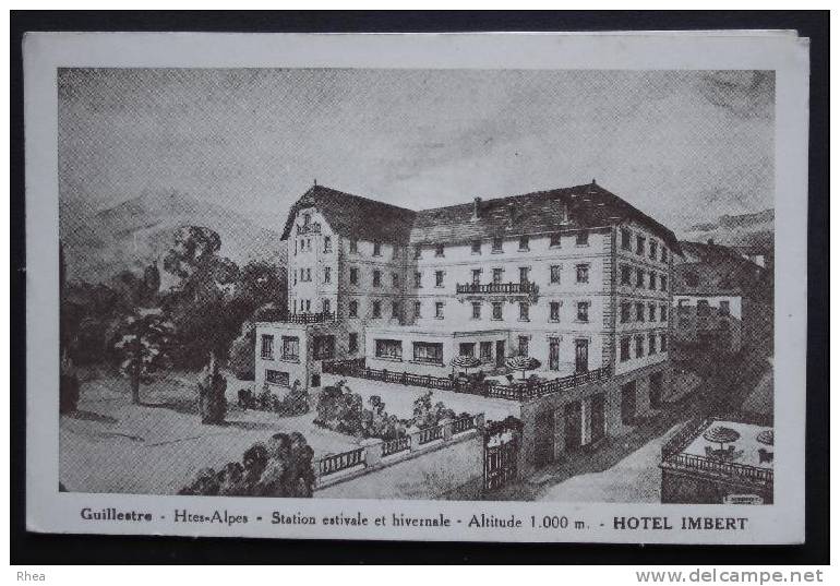 05 Guillestre hotel carte pub sépia    D05D  K05065K  C05065C RH024138