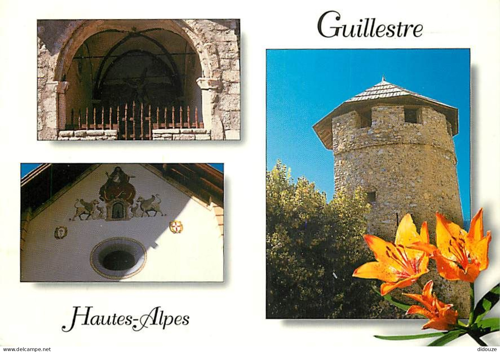 05 - Guillestre - Multivues - Fleurs - CPM - Voir Scans Recto-Verso