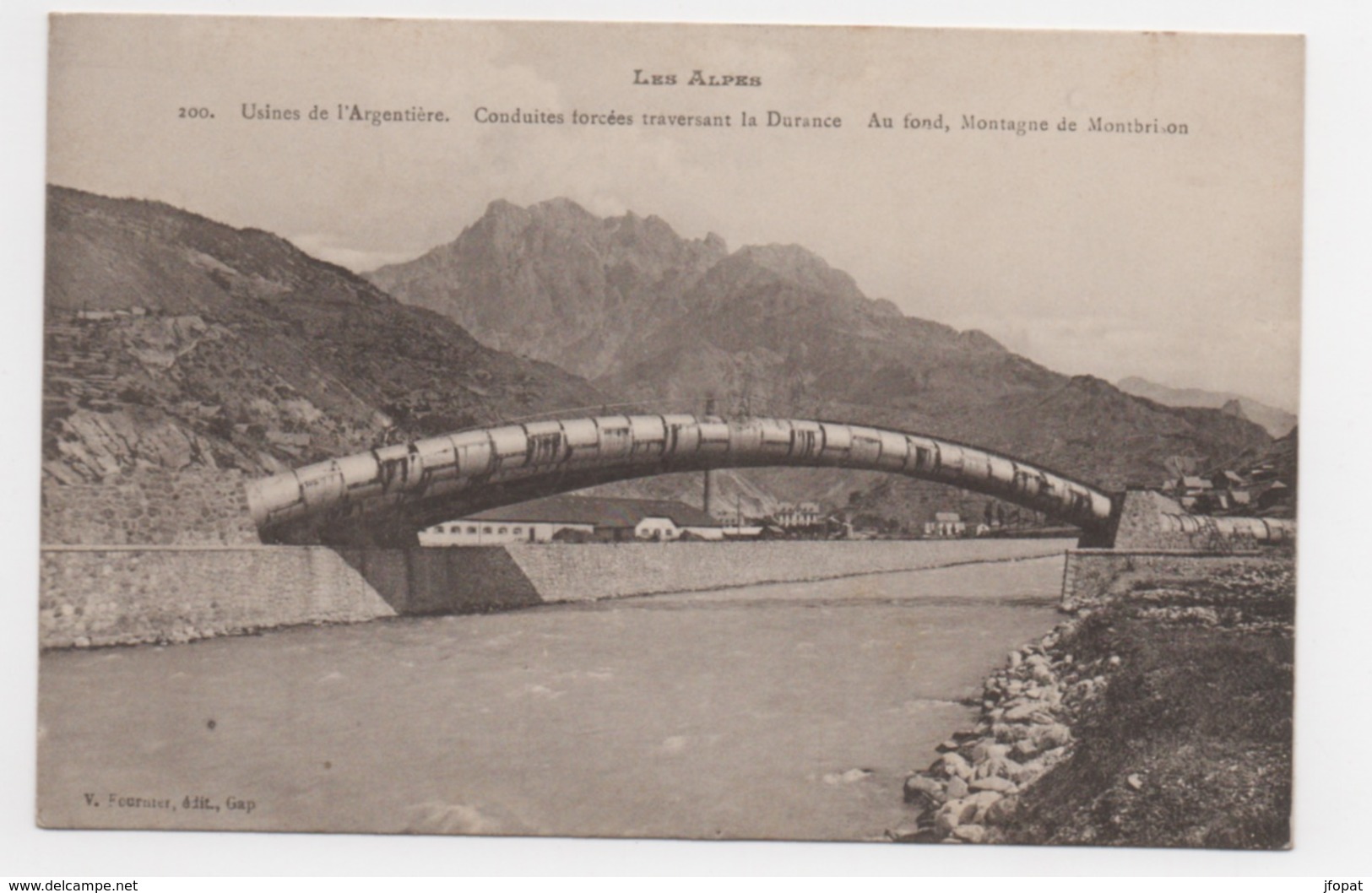 05 HAUTES ALPES -  USINES DE L'ARGENTIERE conduites forçées