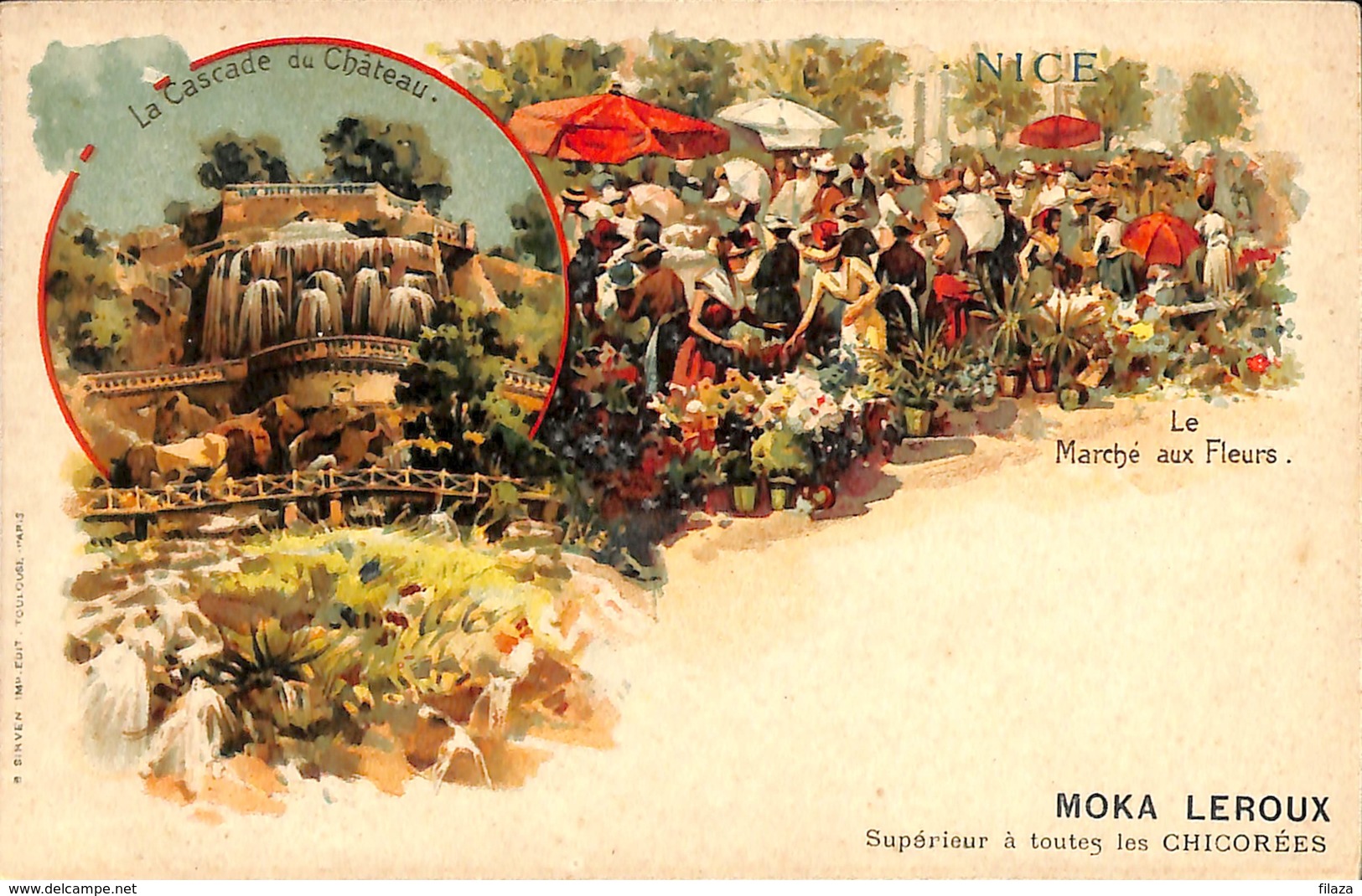06 -  Alpes Maritimes - Nice - Le Cascade du Chateau - Le Marche aux Fleurs  (0460)