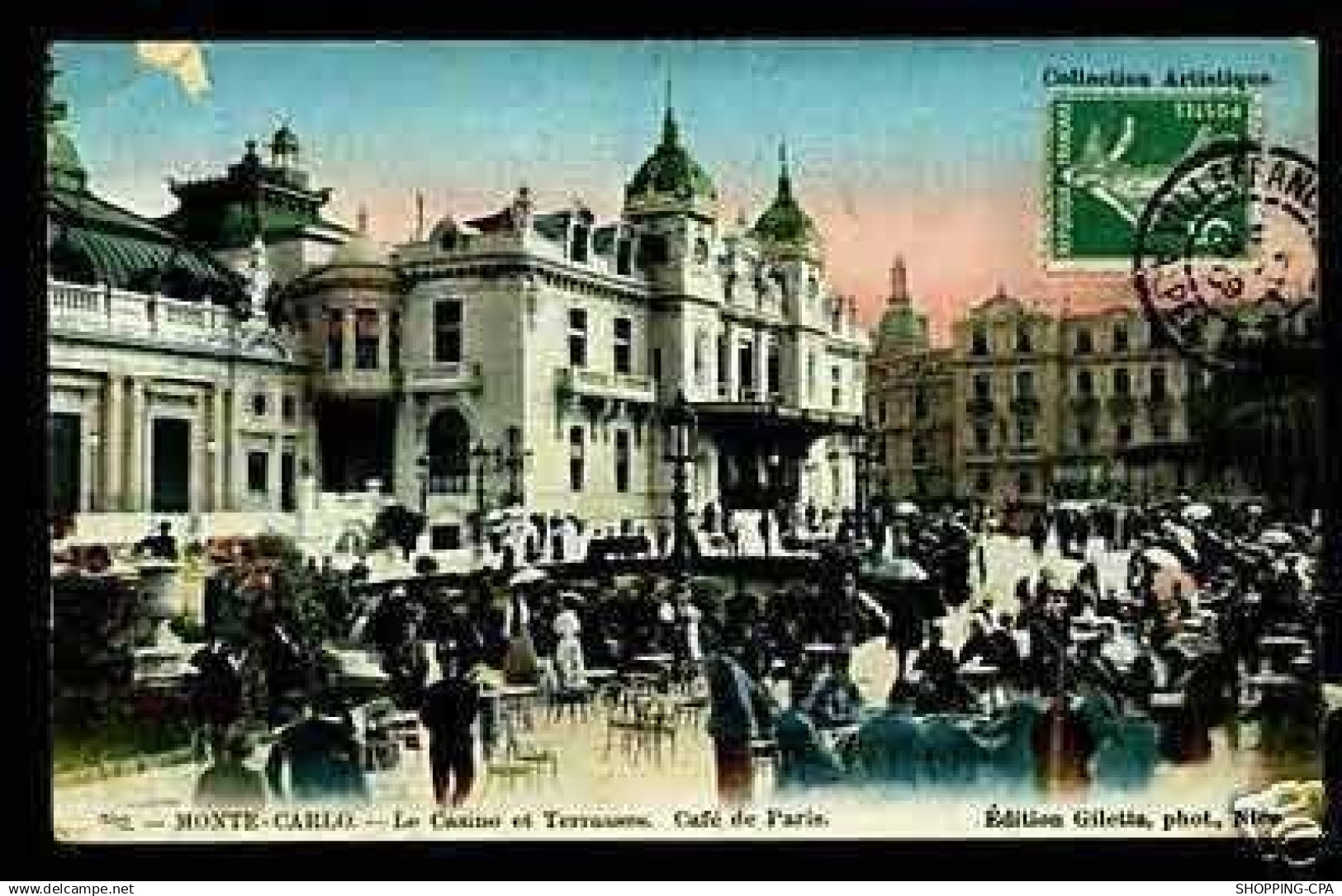 06 - Monte-Carlo - Le casino et Terrasses Cafe de Paris