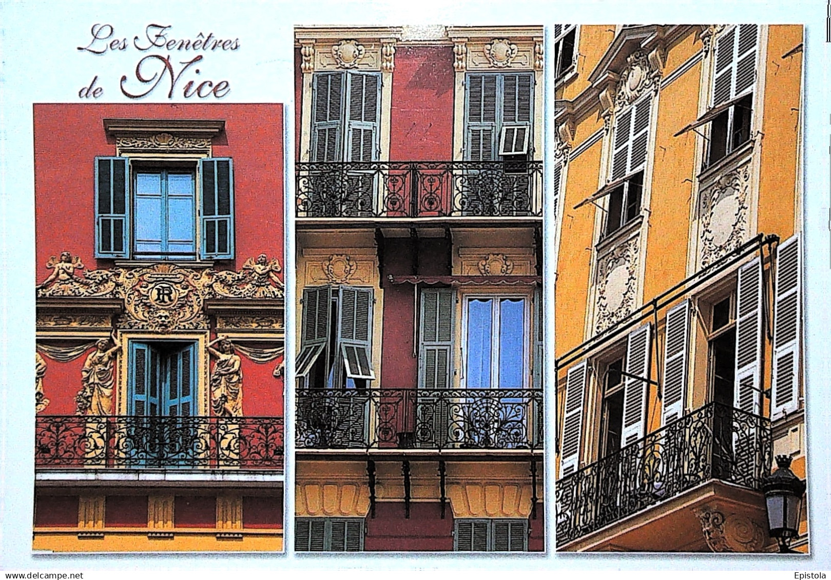 ► (06) NICE CPM Les Fénêtres  (Vieux Nice)