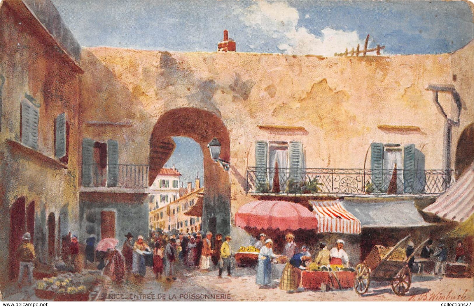 06-NICE- ENTREE DE LA POISSONNERIE