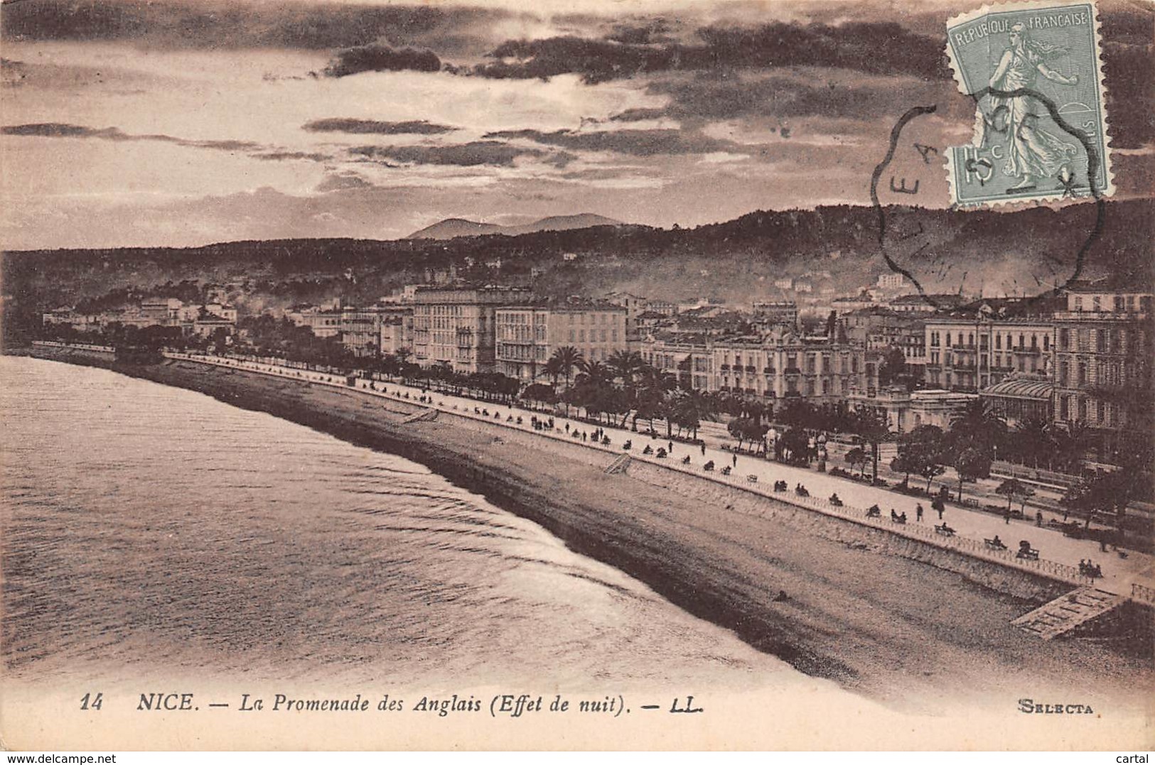 06 - NICE - La Promenade des Anglais (Effet de nuit)